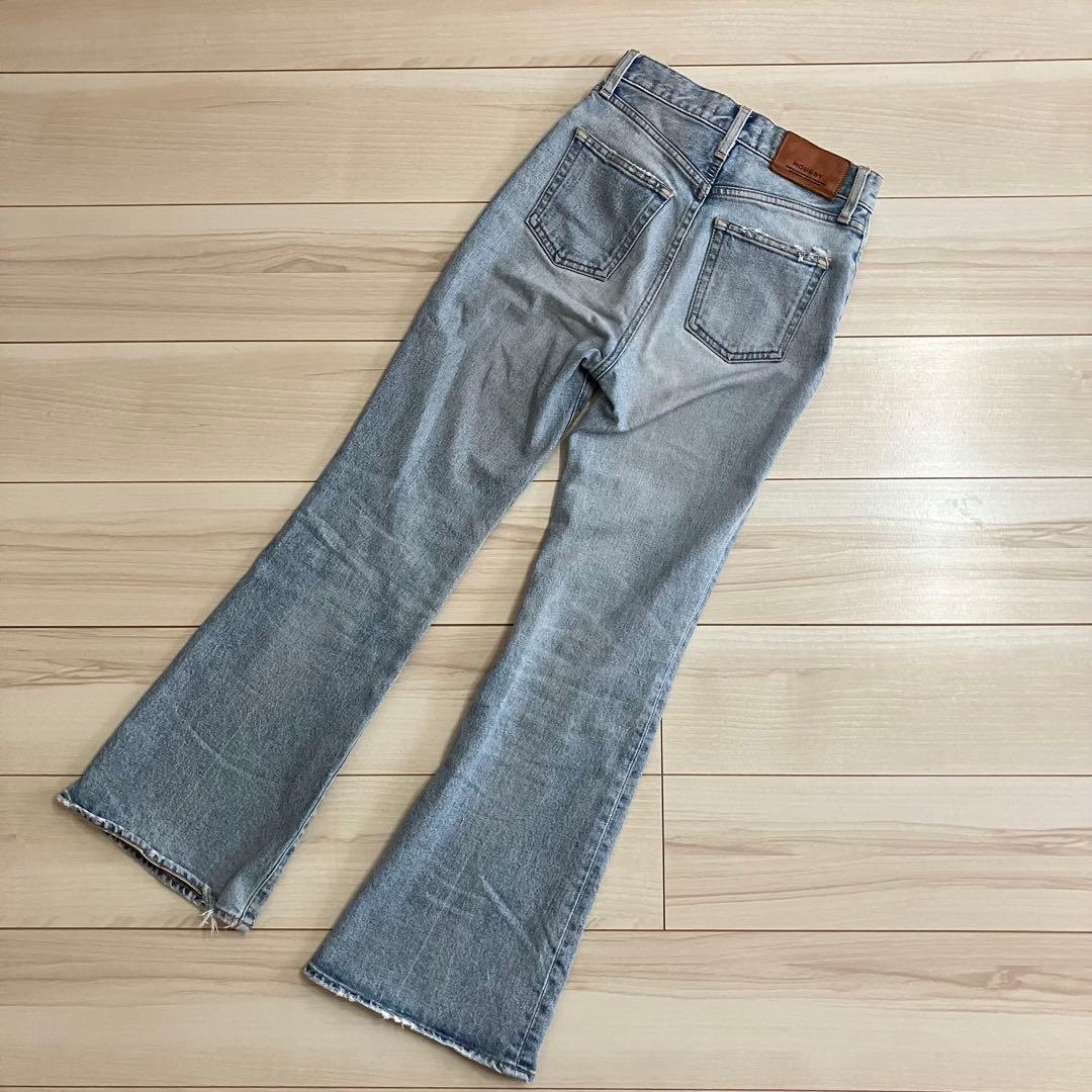 MOUSSY マウジー MVSフレアデニム 赤耳 W24 y2k 平成ギャル