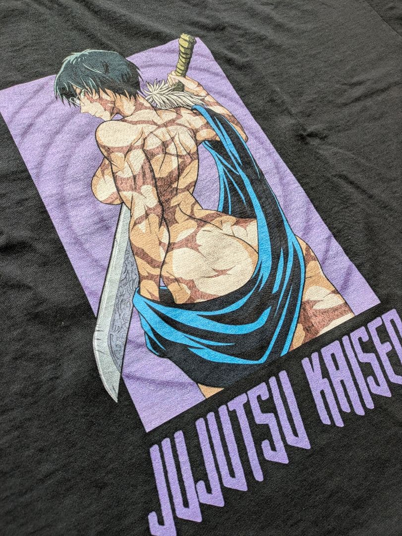 希少 呪術廻戦 禪院真希 Tシャツ HOOK UPS アニメT XL 黒