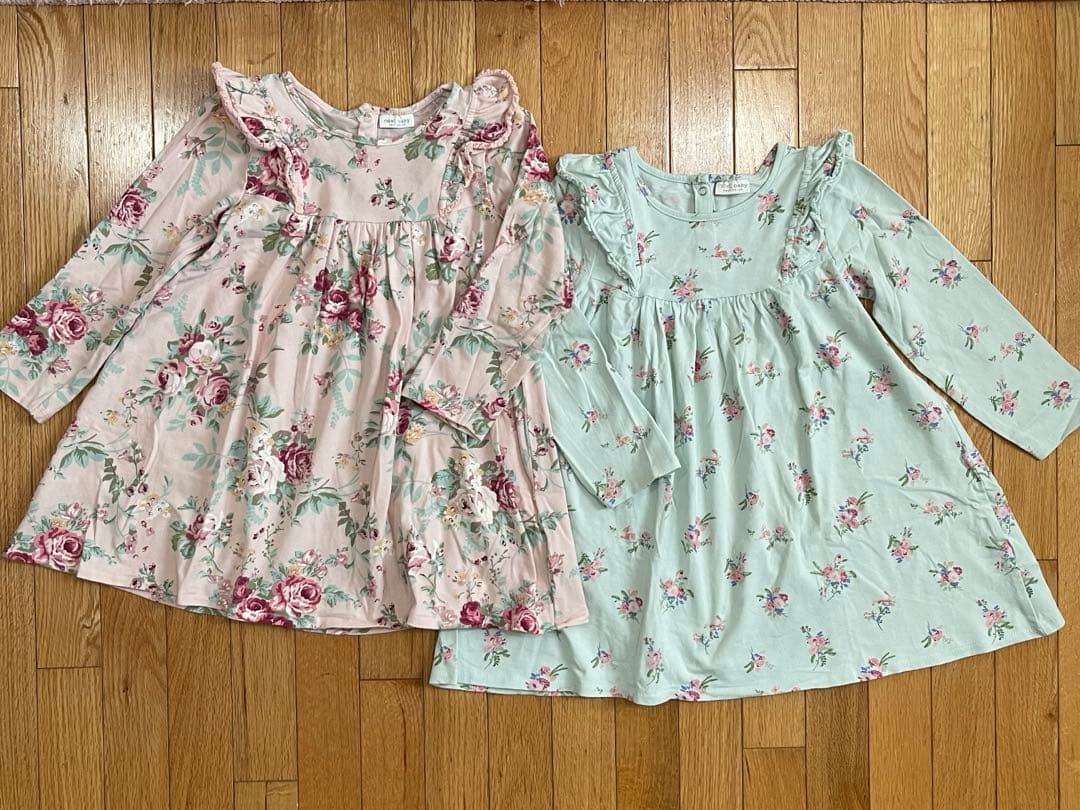 next９点セット　98 （2〜3yrs）まとめ売り　ワンピ5着