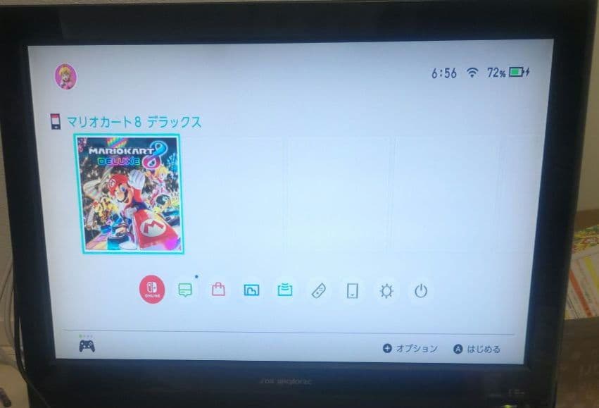 【美品】Nintendo Switch 本体 バッテリー強化型 SDカード