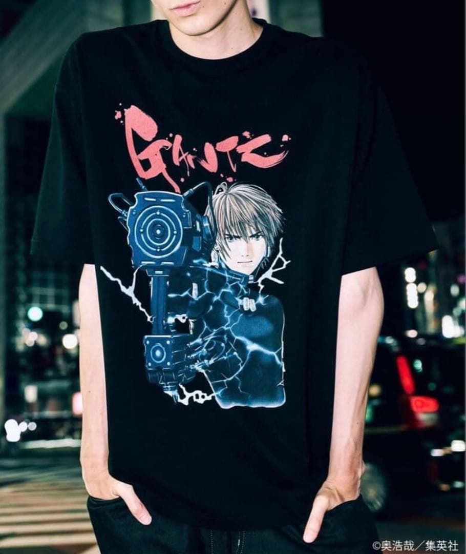 GANTZ 玄野計 Tシャツ ブラック