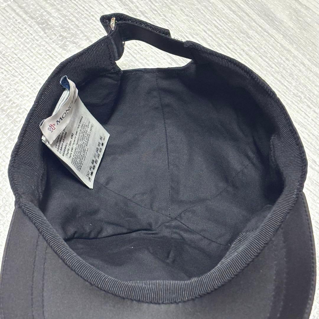 【極美品】モンクレール　キャップ　ブラック　UNI