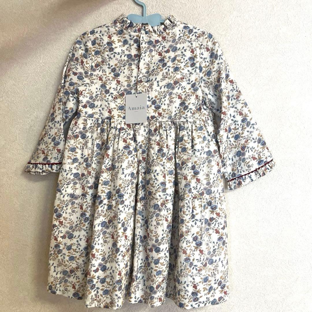 【新品未使用】Amaia kids 花柄ワンピース