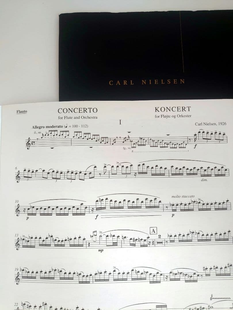 楽譜 Nielsen: Concerto for Flute