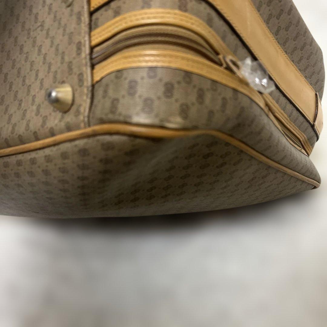 【GUCCI】ボストンバッグ　トランクケース　旅行鞄　マイクロGG PVC