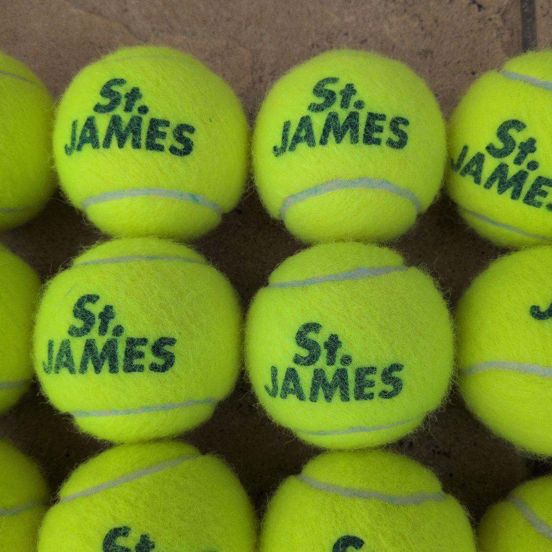 St. JAMES テニスボール 60個 蛍光イエロー
