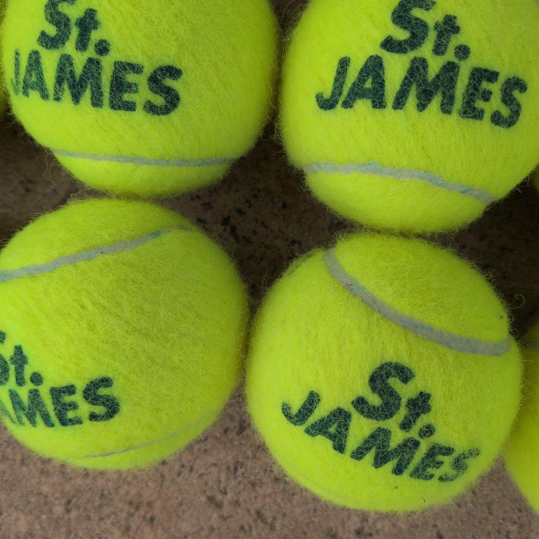 St. JAMES テニスボール 60個 蛍光イエロー