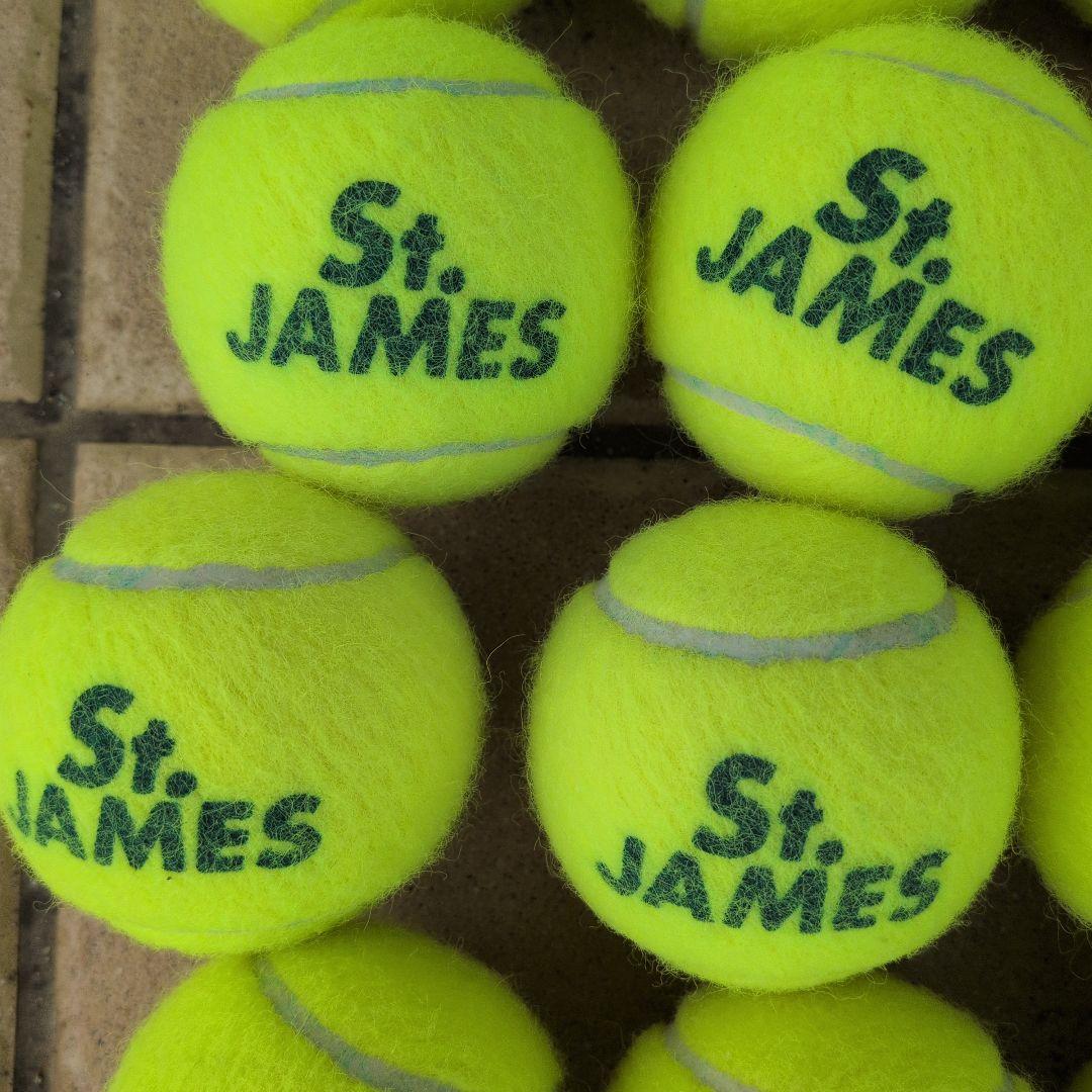St. JAMES テニスボール 60個 蛍光イエロー