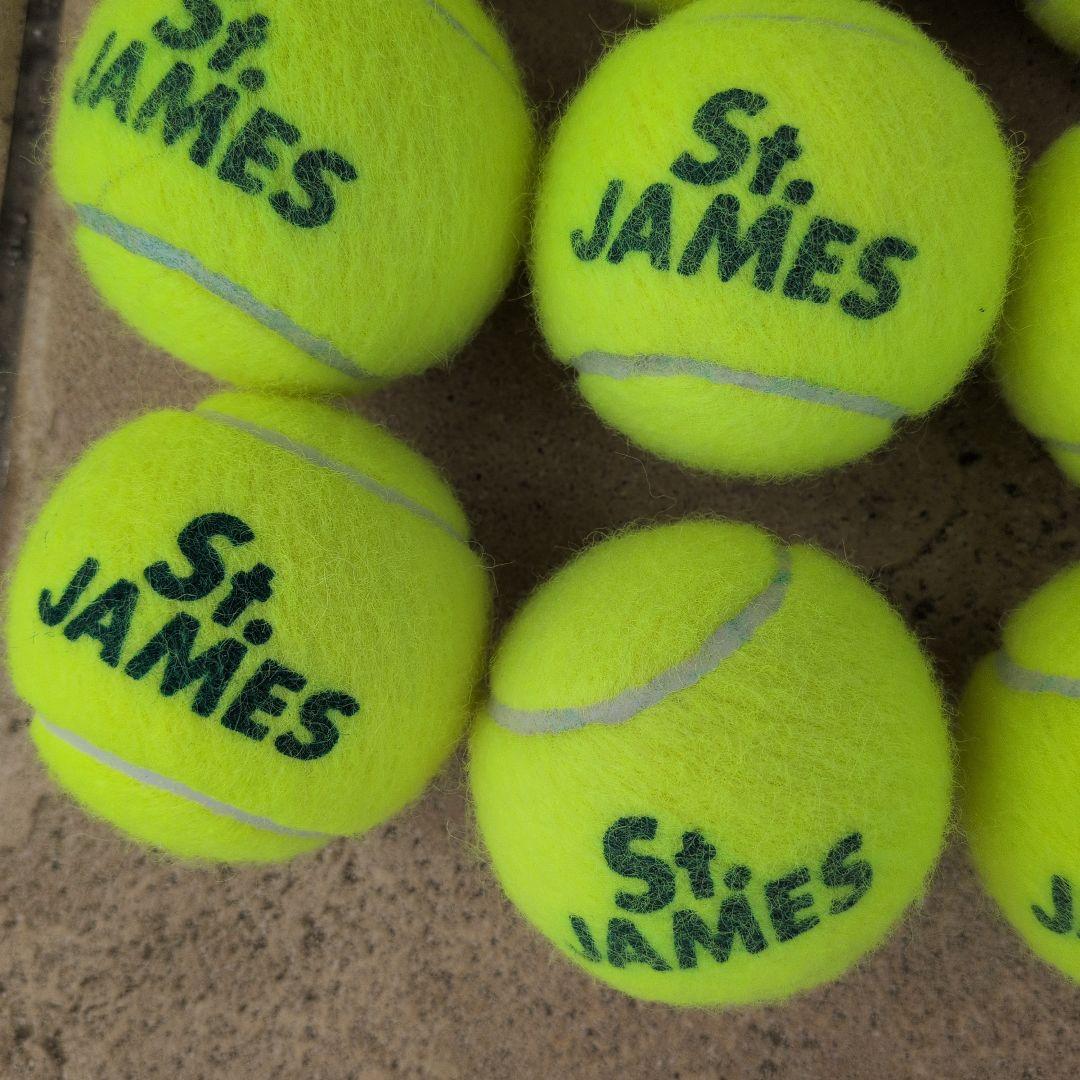 St. JAMES テニスボール 60個 蛍光イエロー