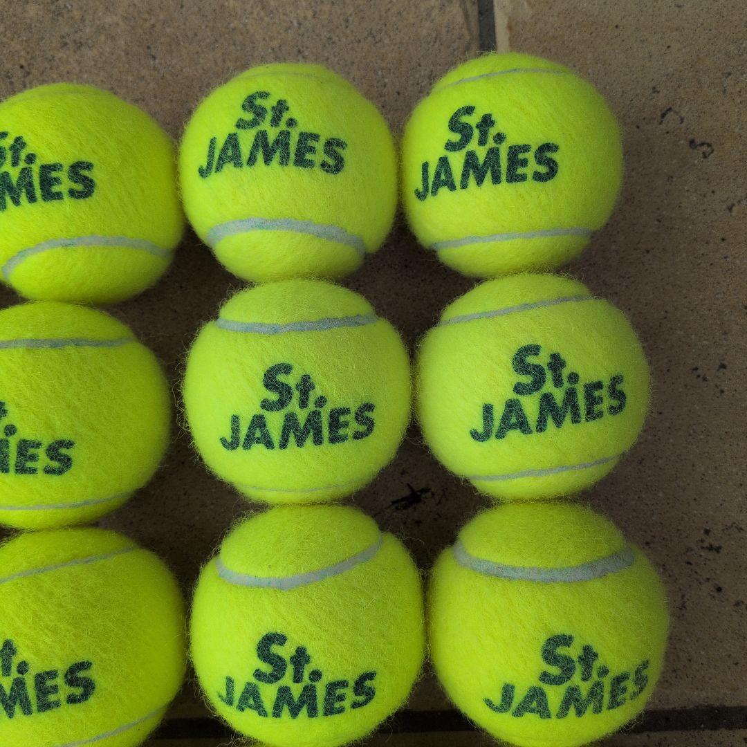 St. JAMES テニスボール 60個 蛍光イエロー