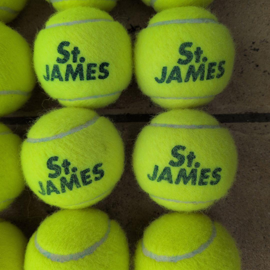 St. JAMES テニスボール 60個 蛍光イエロー