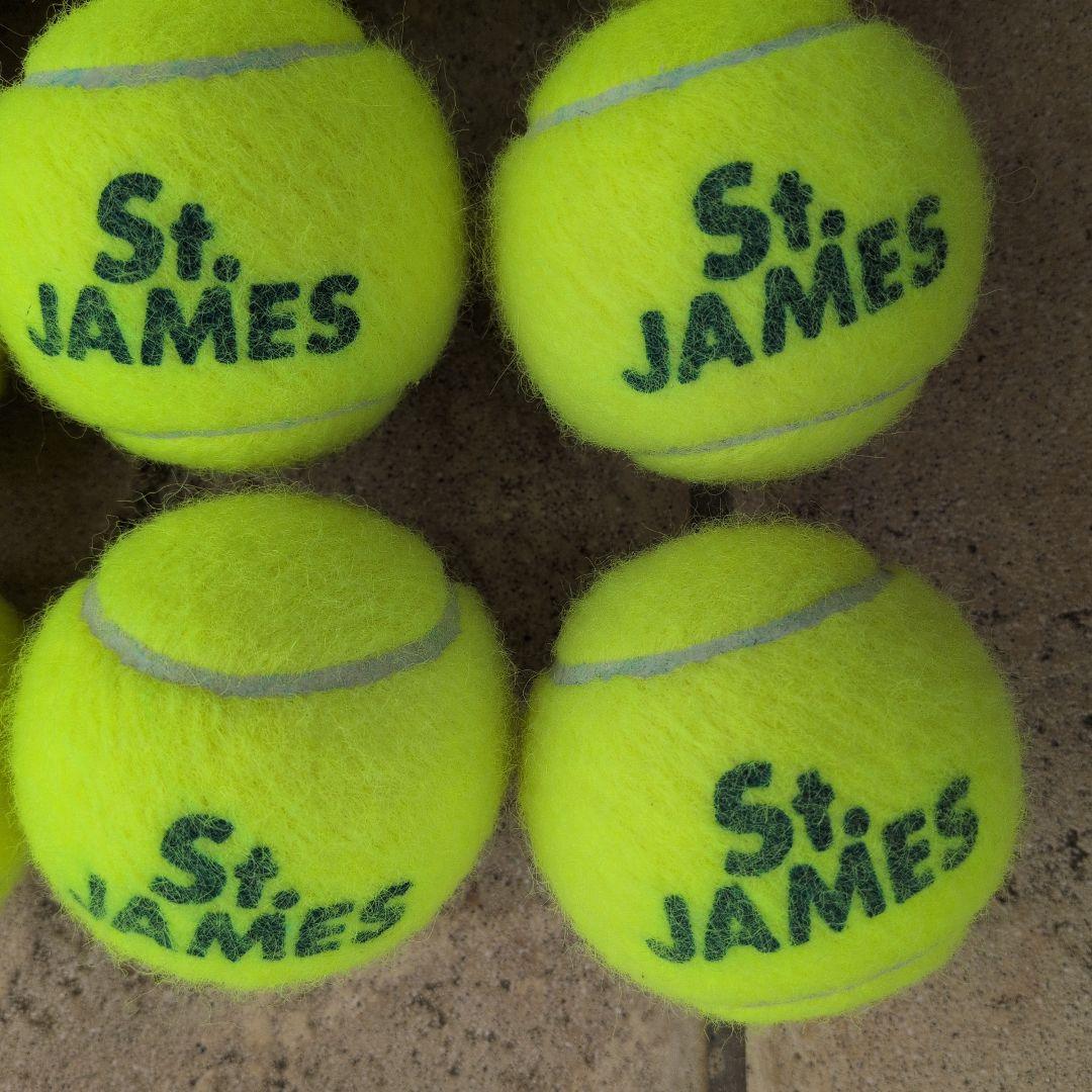 St. JAMES テニスボール 60個 蛍光イエロー