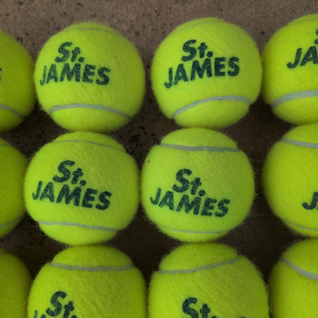 St. JAMES テニスボール 60個 蛍光イエロー