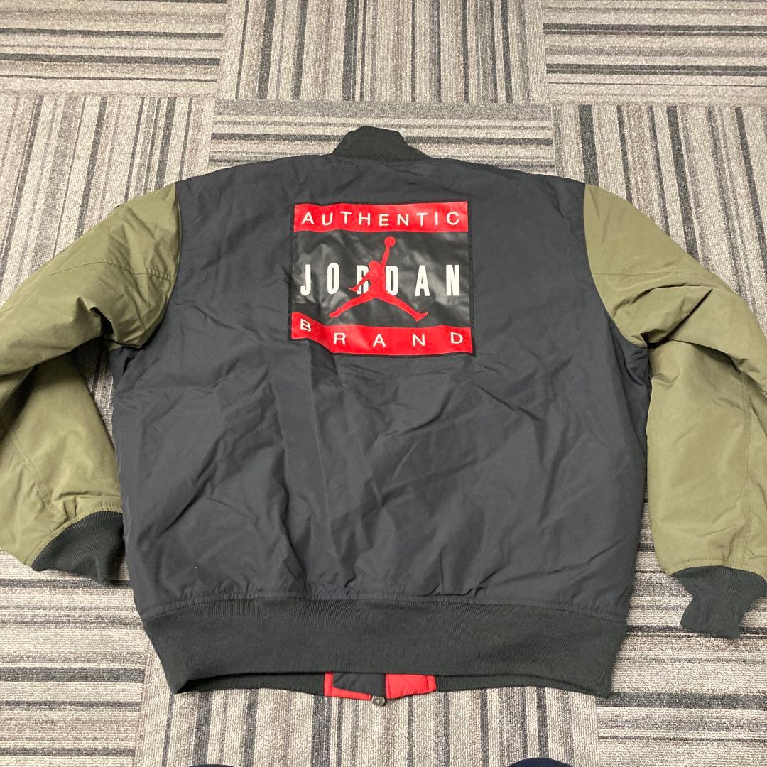 Jordan ボンバージャケット L ブラック/オリーブ