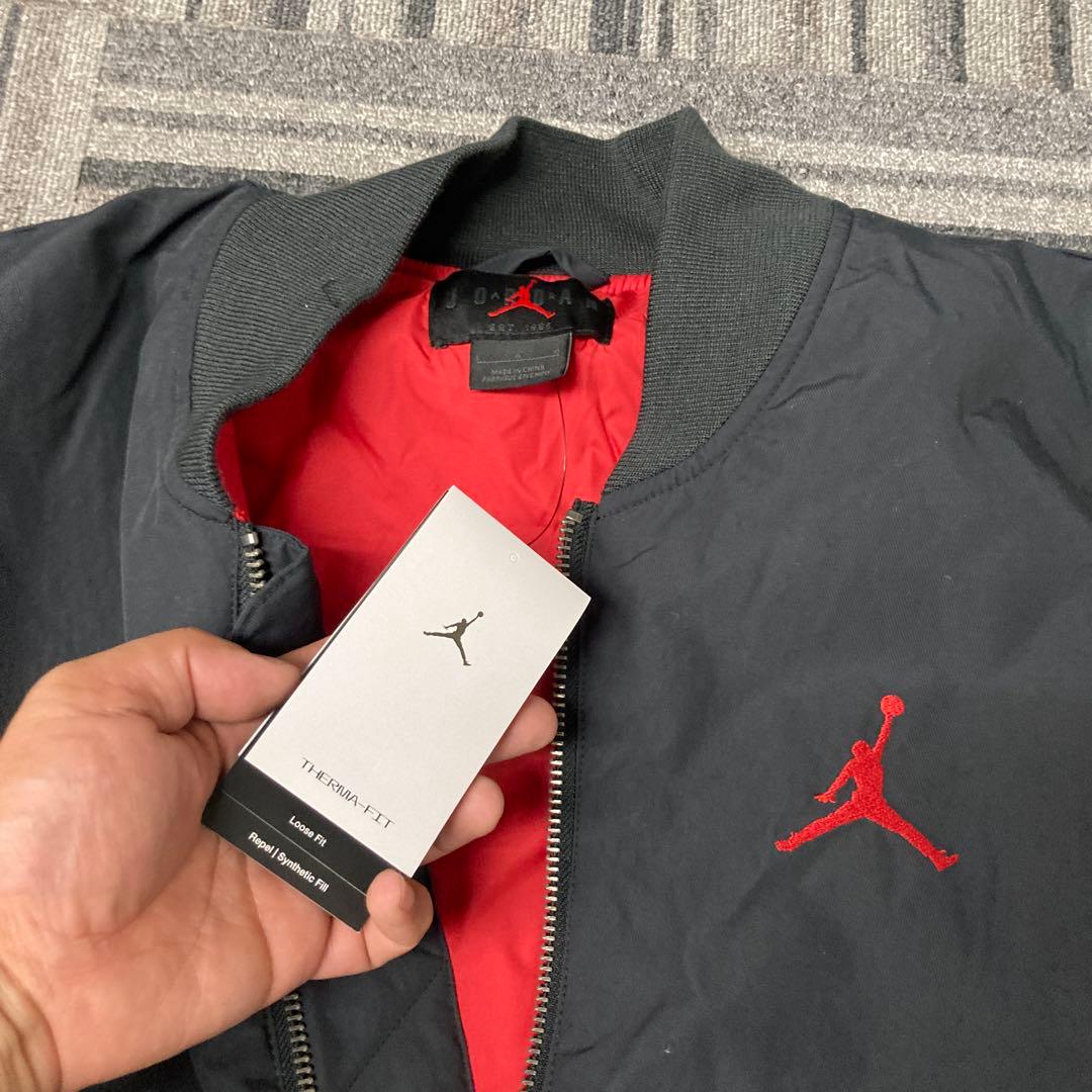 Jordan ボンバージャケット L ブラック/オリーブ