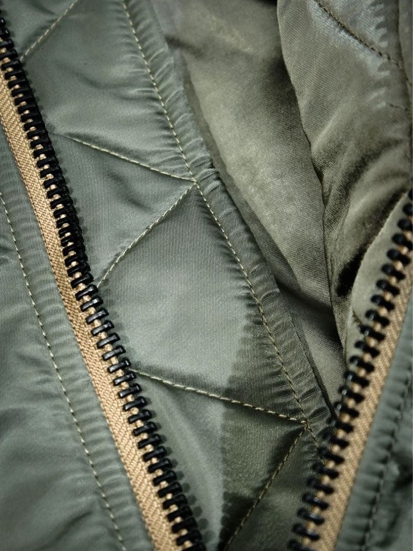 REALSIMONS MA1フライトジャケットXXL大きいサイズ グレーグリーン