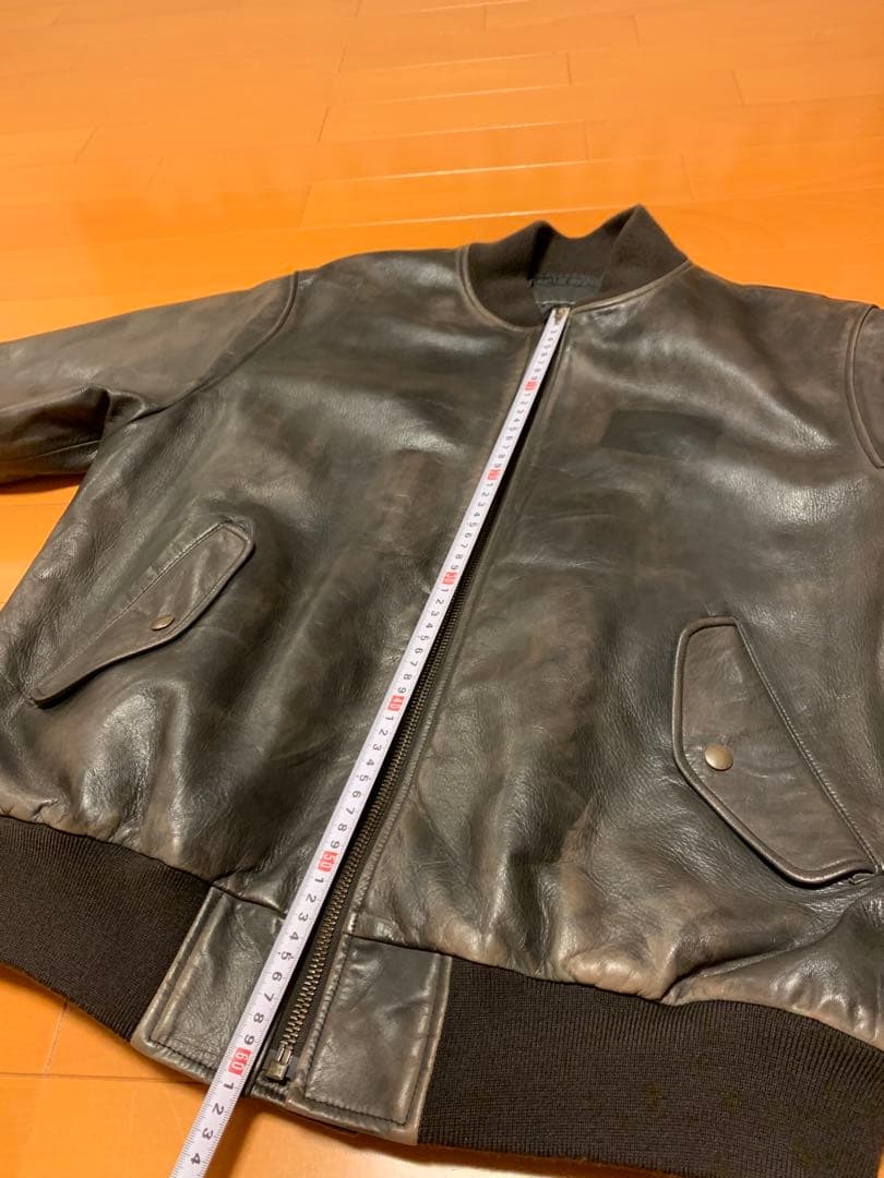 アカンサス acanthus MA-1 ジャケット XL ボンバー レザー