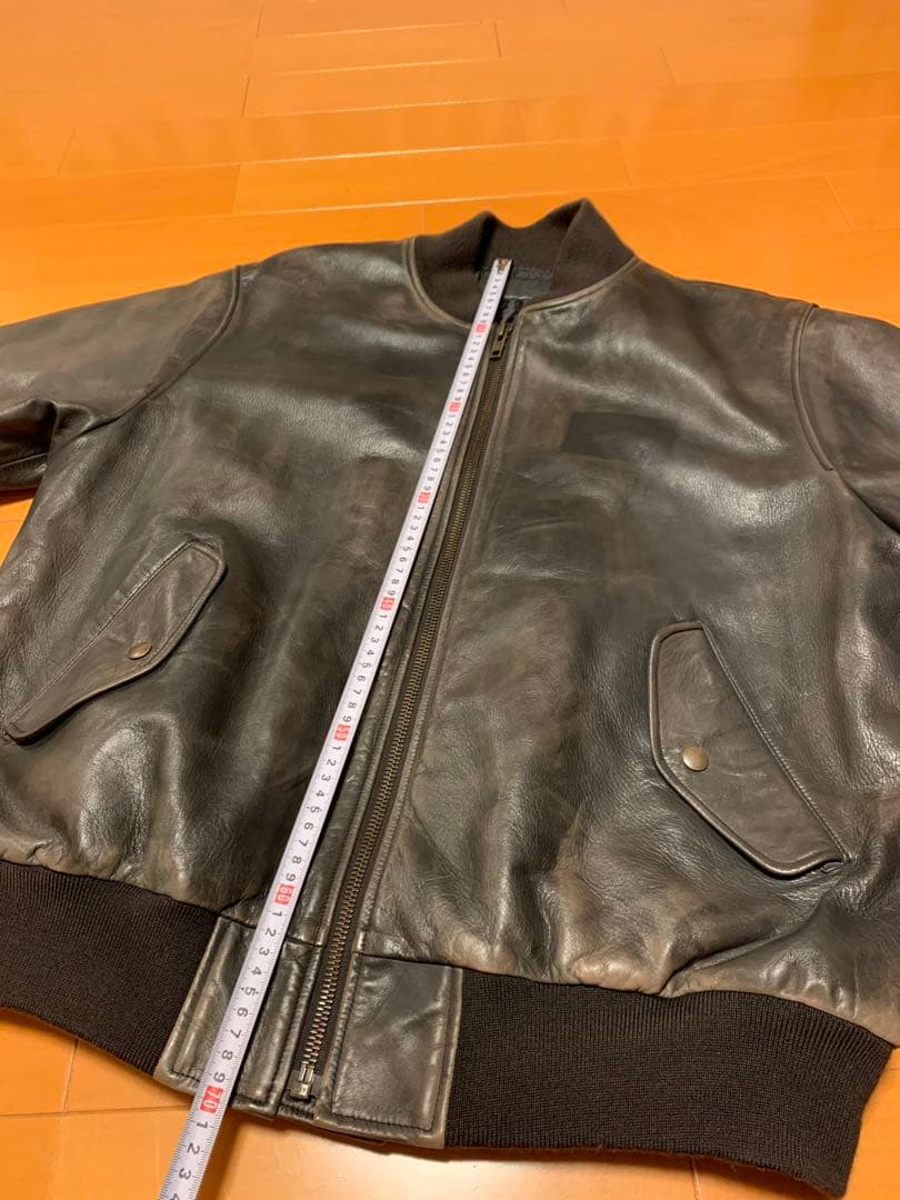 アカンサス acanthus MA-1 ジャケット XL ボンバー レザー