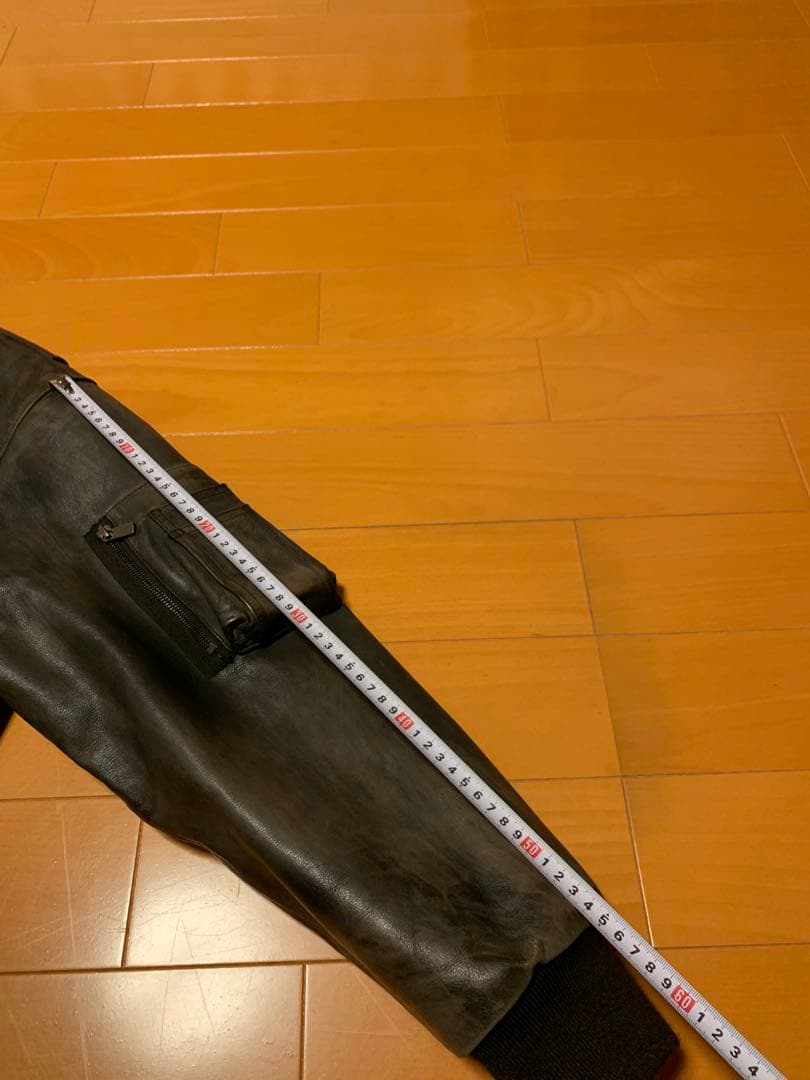 アカンサス acanthus MA-1 ジャケット XL ボンバー レザー