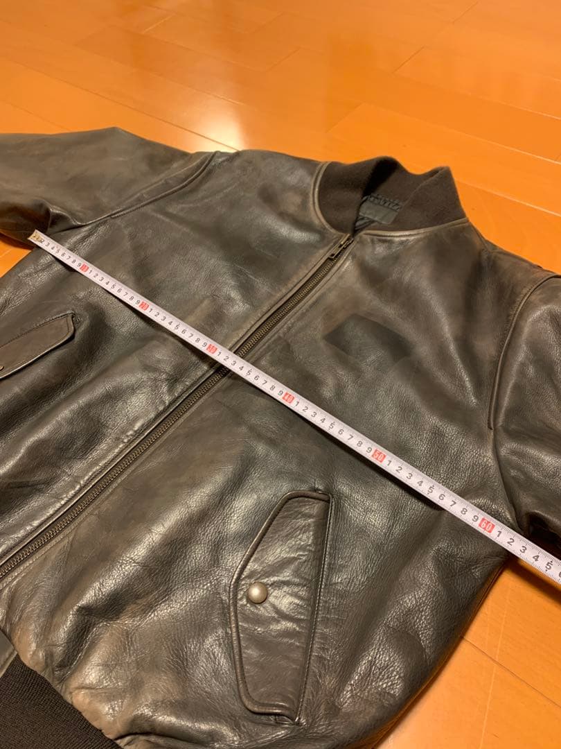 アカンサス acanthus MA-1 ジャケット XL ボンバー レザー