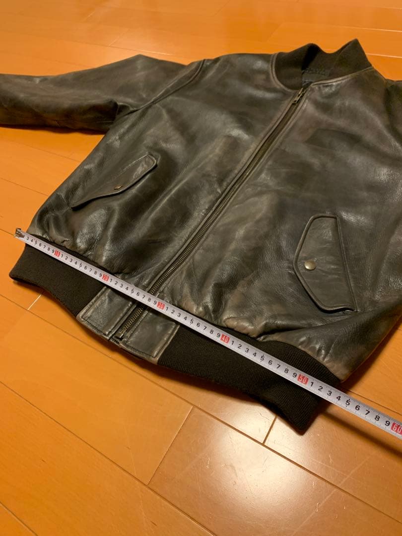 アカンサス acanthus MA-1 ジャケット XL ボンバー レザー