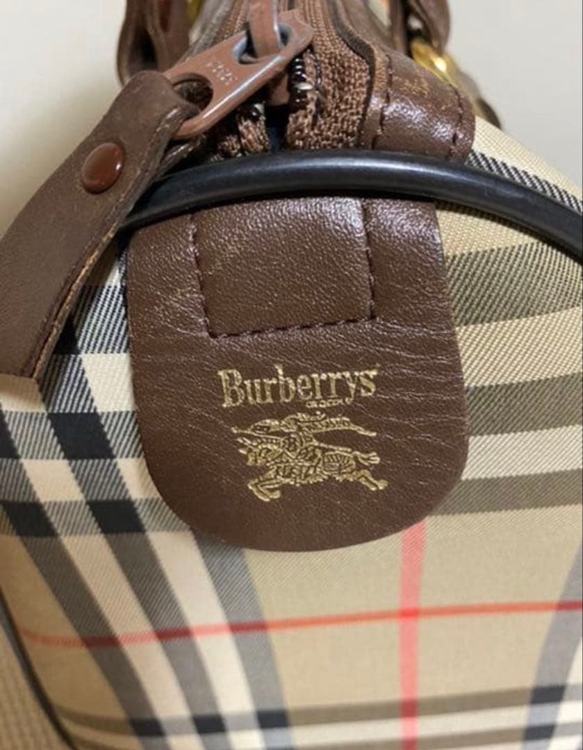 BURBERRYS バーバリーズ ボストンバッグ　ノバチェック