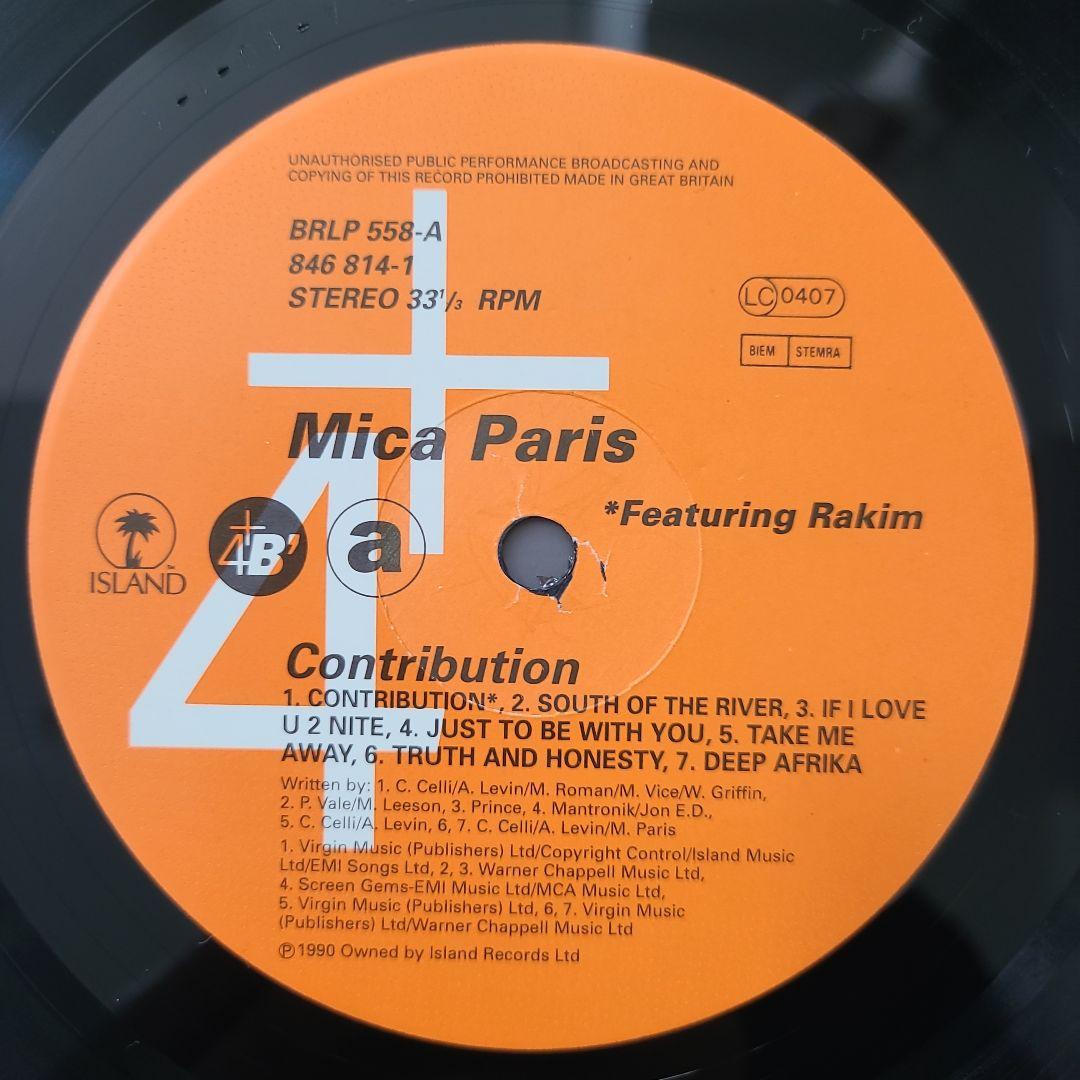 ★全てＵＫオリジナル盤★９０'Ｓ.ＵＫソウル・Ｒ＆Ｂ名盤『MICA PARIS』
