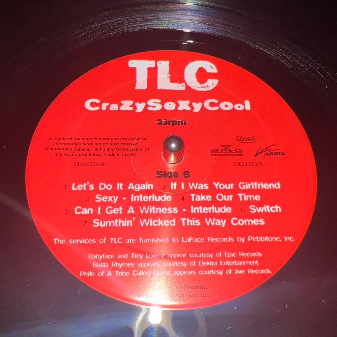 洋楽 TLC EU org crazy sexy cool LP