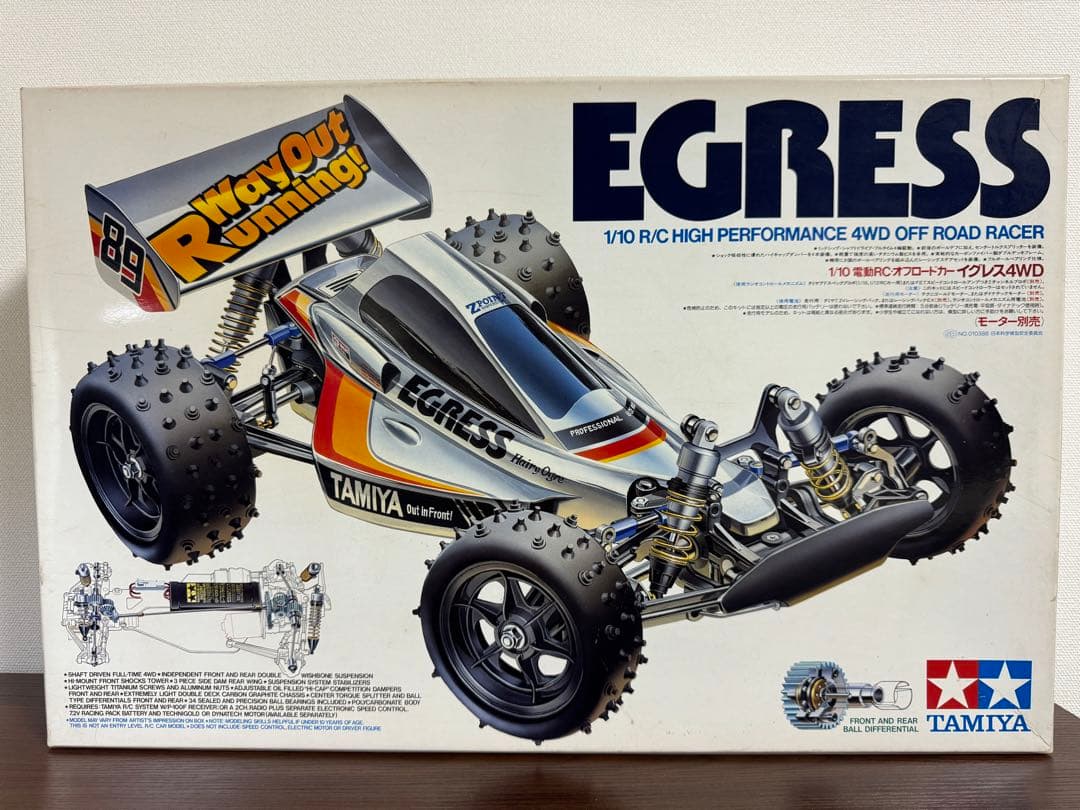 タミヤ 1/10 電動RCカー イグレス（1989年） & アドスペック