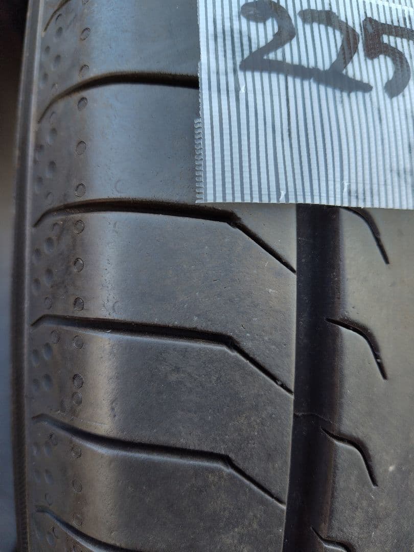 5080ヨコハマ RV03 225/55R18 23年製 8分山２本セット