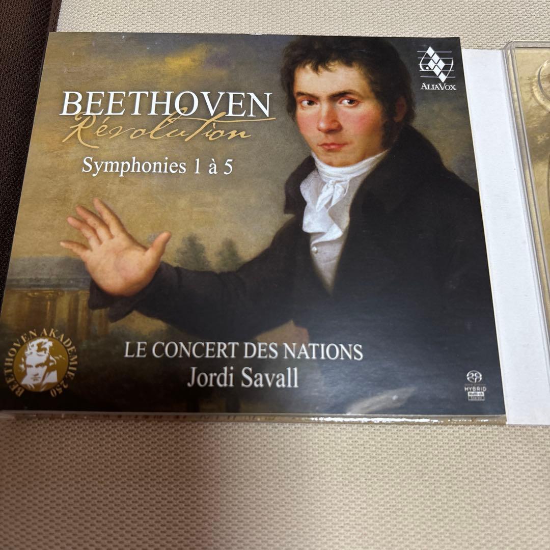 ジョルディ・サヴァール指揮　ベートーヴェン作曲、交響曲1番から9番SACD6枚組
