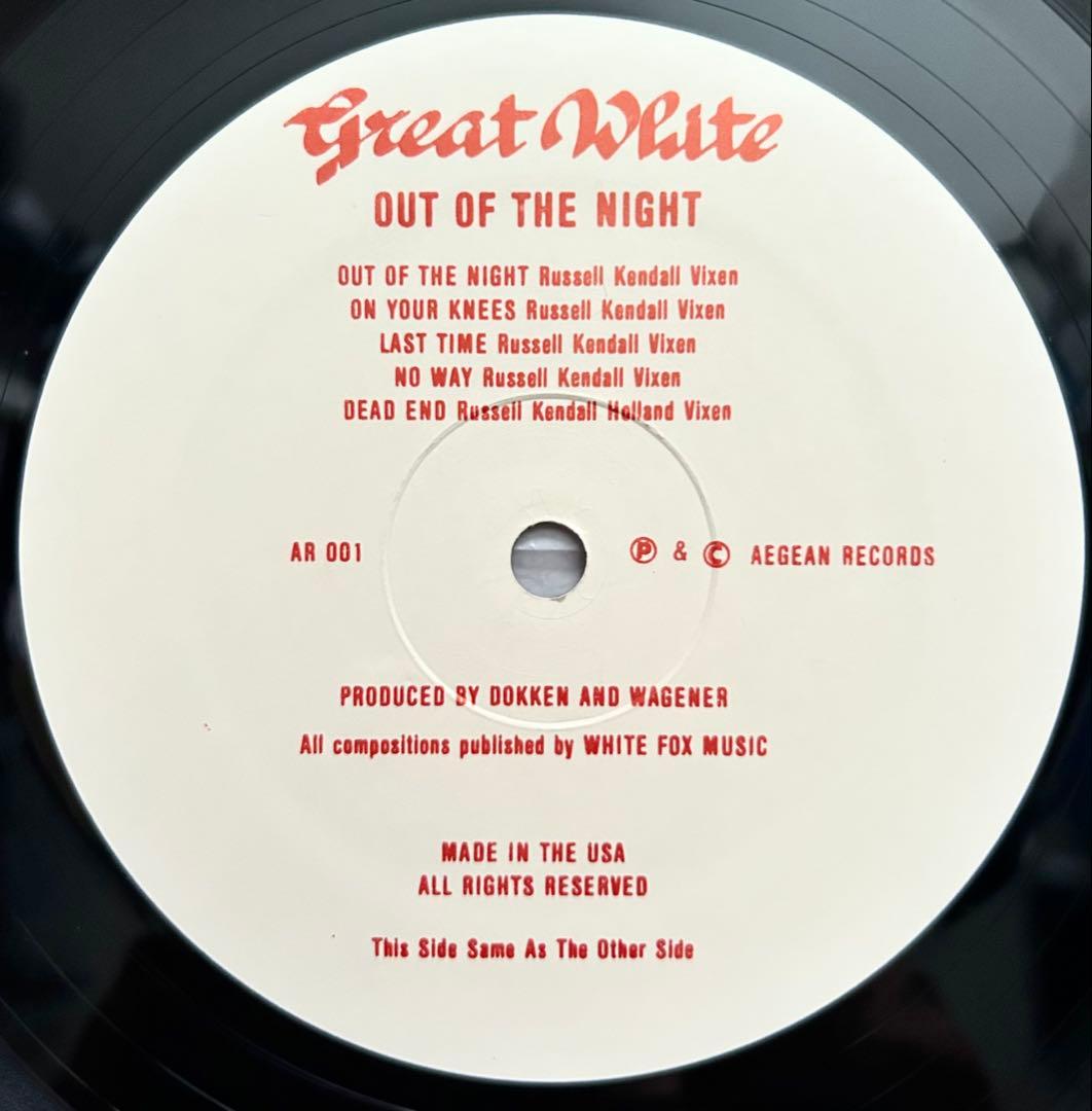 超貴重Great Whiteグレート・ホワイト1983年レコード自主制作USA盤