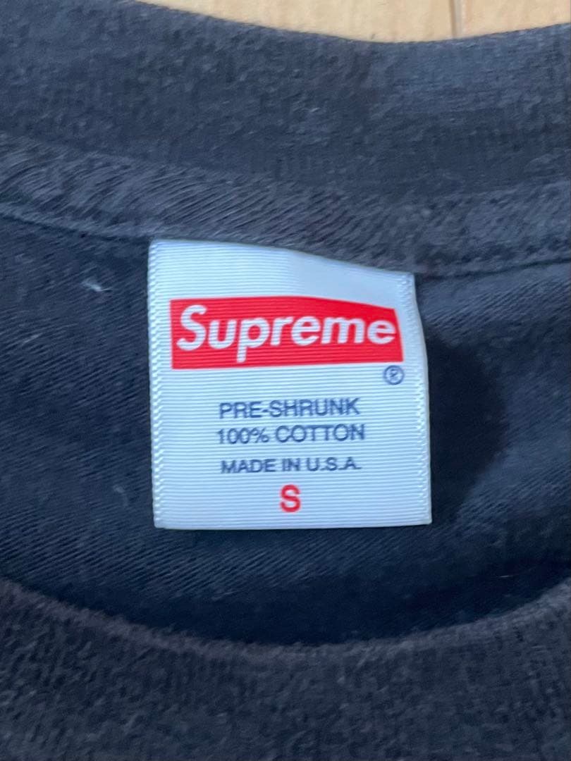Supreme プリントTシャツ ブラック S
