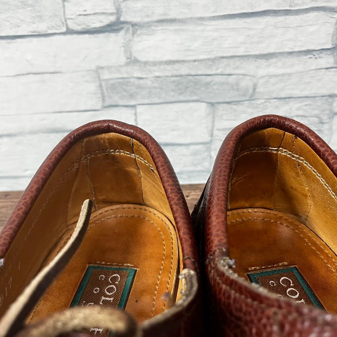 【25.0cm】COLE HAAN COUNTRY Uチップ シボ ビブラム