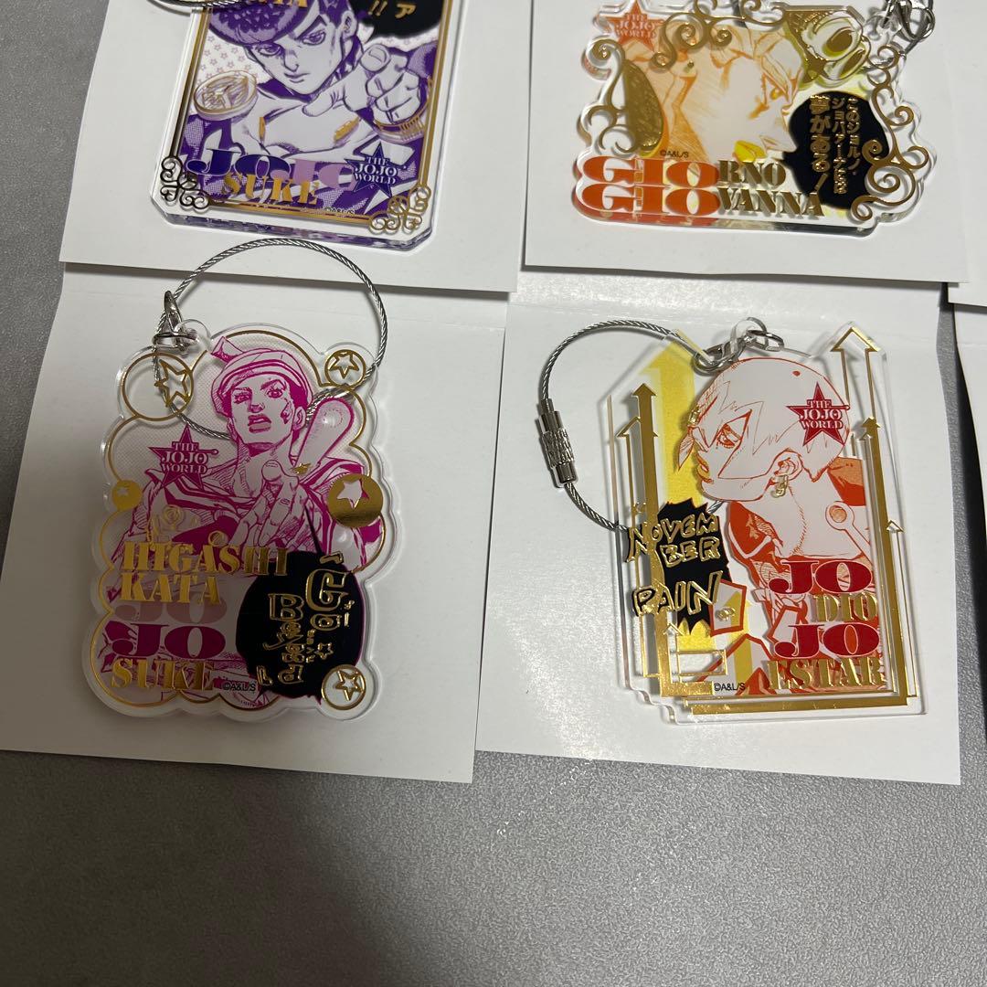 ジョジョワールド ワイヤーキーホルダー　コンプリート　限定品