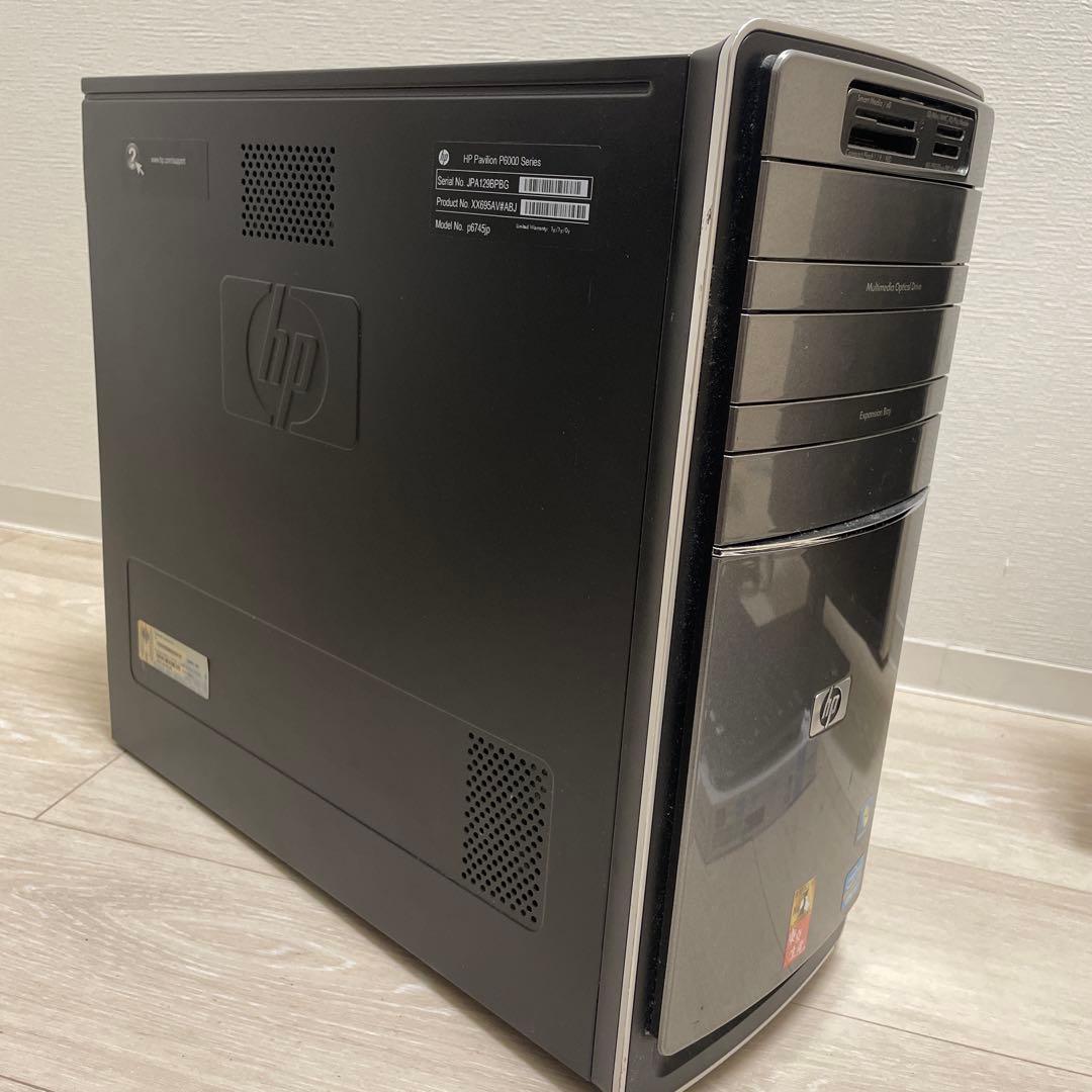 A*y様 HP Win10デスクトップPC 、モニター、ワイヤレスキーボード3点