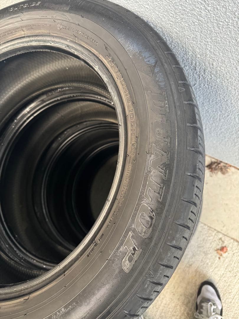 225/60R18 100H タイヤ 4本セットDUNLOP GRANDTREK