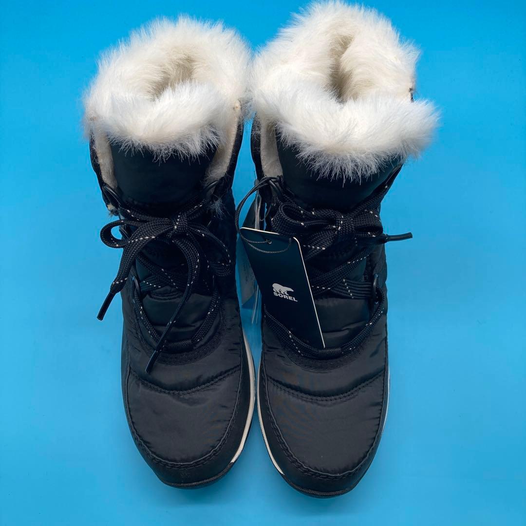 【未使用】ソレルSOREL スノーブーツWATERPROOFブーツ23.0cm黒