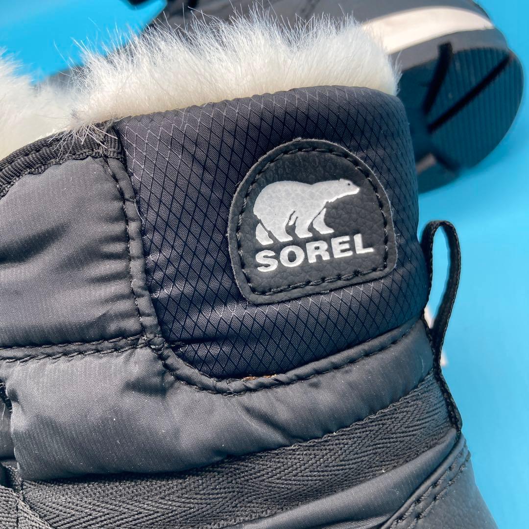 【未使用】ソレルSOREL スノーブーツWATERPROOFブーツ23.0cm黒