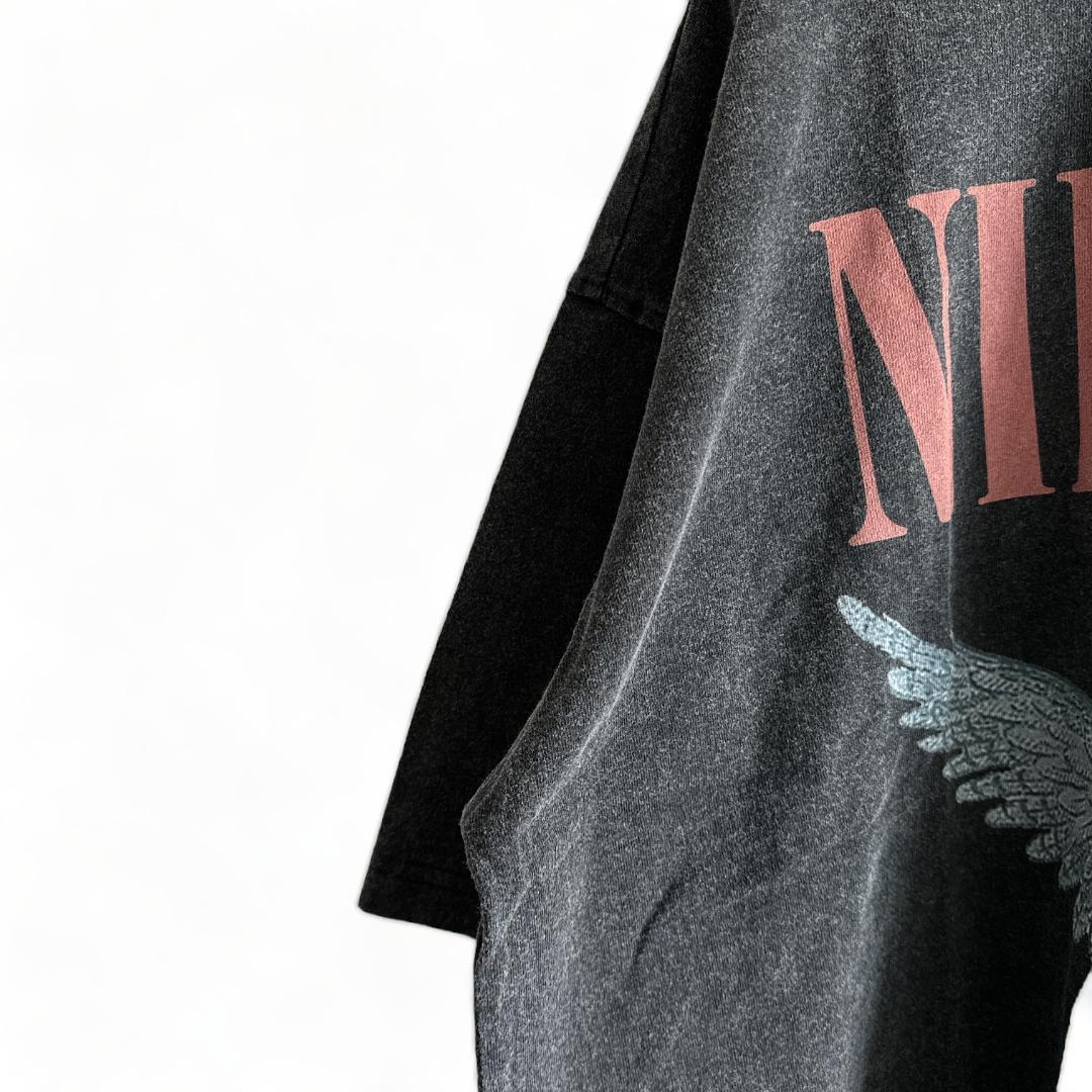 新品 Tシャツ USA バンT ニルヴァーナ NIRVANA バンド 古着 L