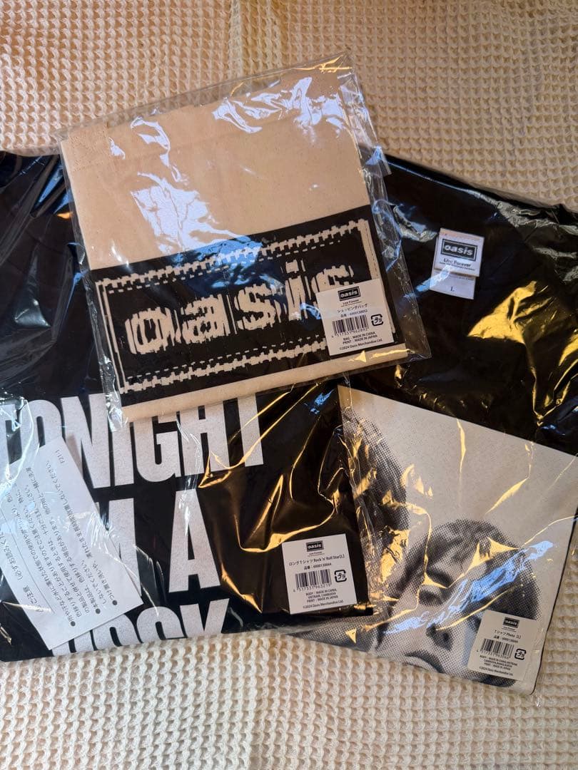 未使用 oasis30周年特別展　live forever グッズ３点セット