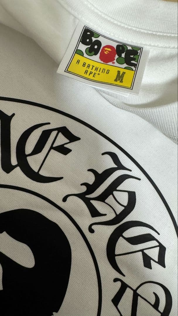 A BATHING APE　 ×　CHROME HEARTS 　白シャツ