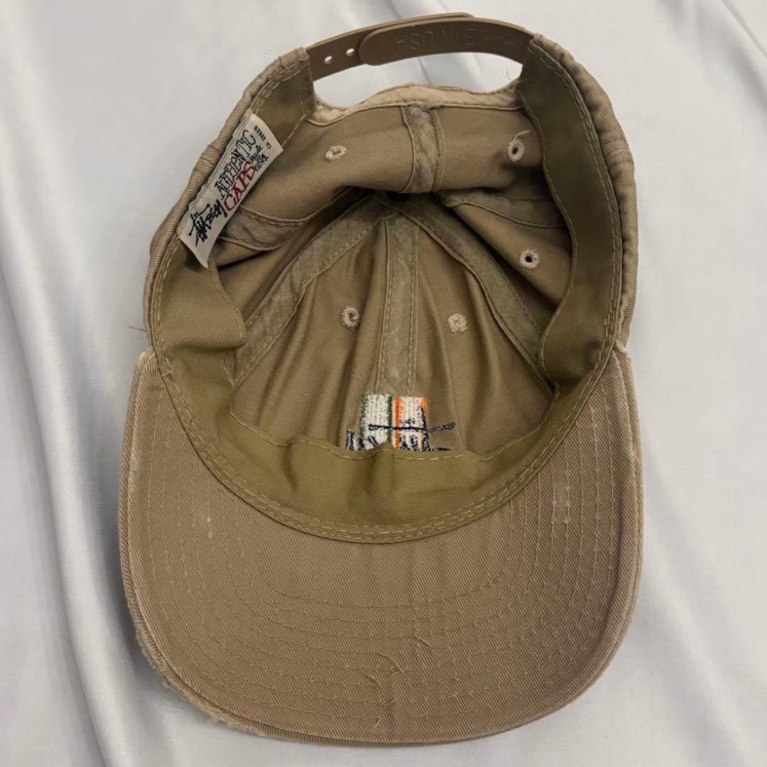 カ*コ様 90s old stussy キャップ　ステューシー　白タグ　80s