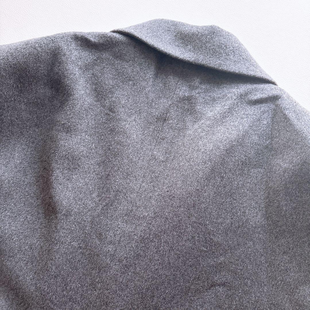 美品23AW　ドゥーズィエムクラス　DadJacketコート　カシミア混　グレー