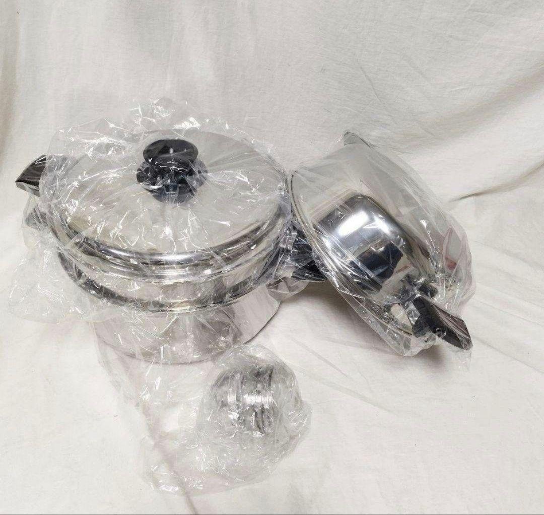専用ロイヤルクイーン 新品 6QT 蓋付き 及び 付属品セット IH対応@