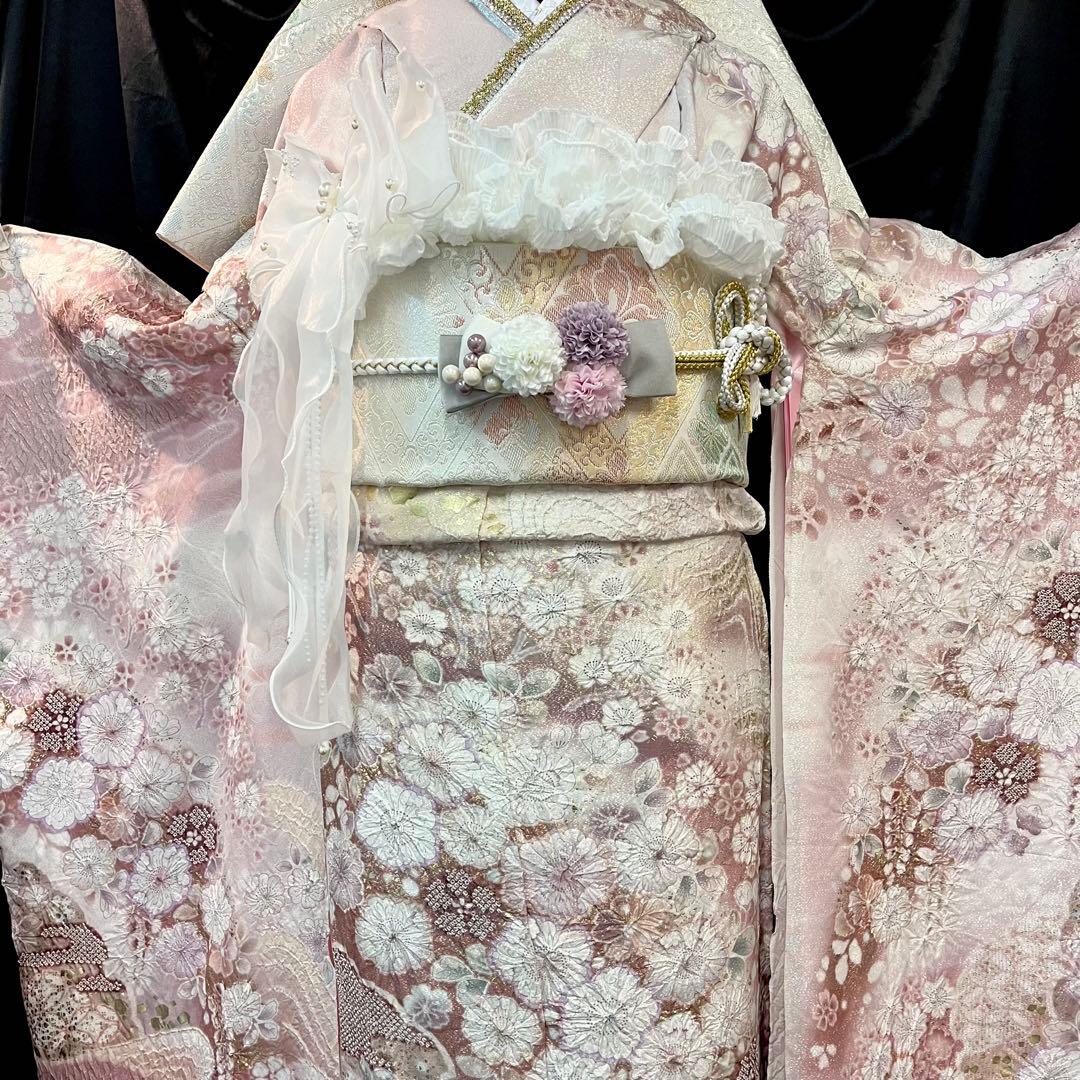 ◾️振袖フルセット■辻が花■花絞り■関芳■新品オーダー■正絹■成人式振り袖