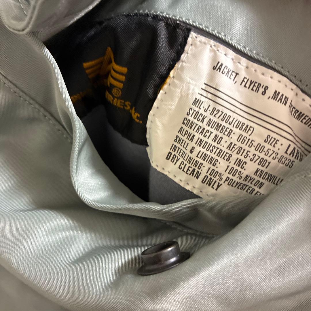 90s alpha USA製　reversible ma-1 jacket L