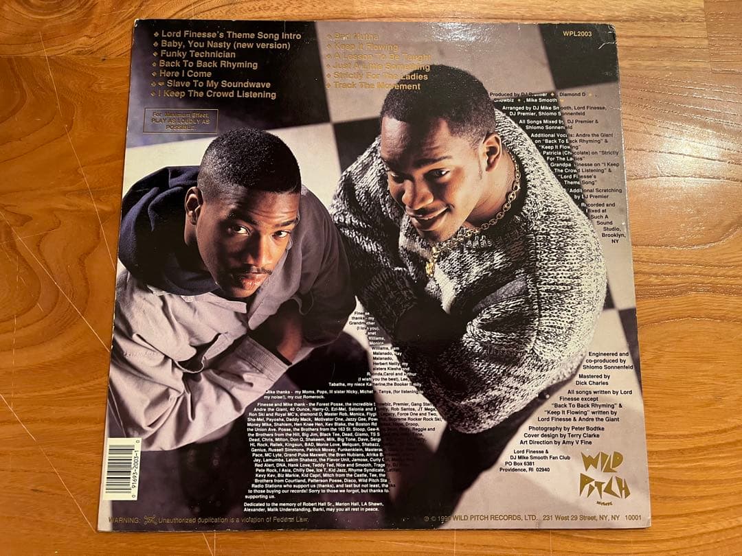 LORD FINESSE アルバム　オリジナル盤