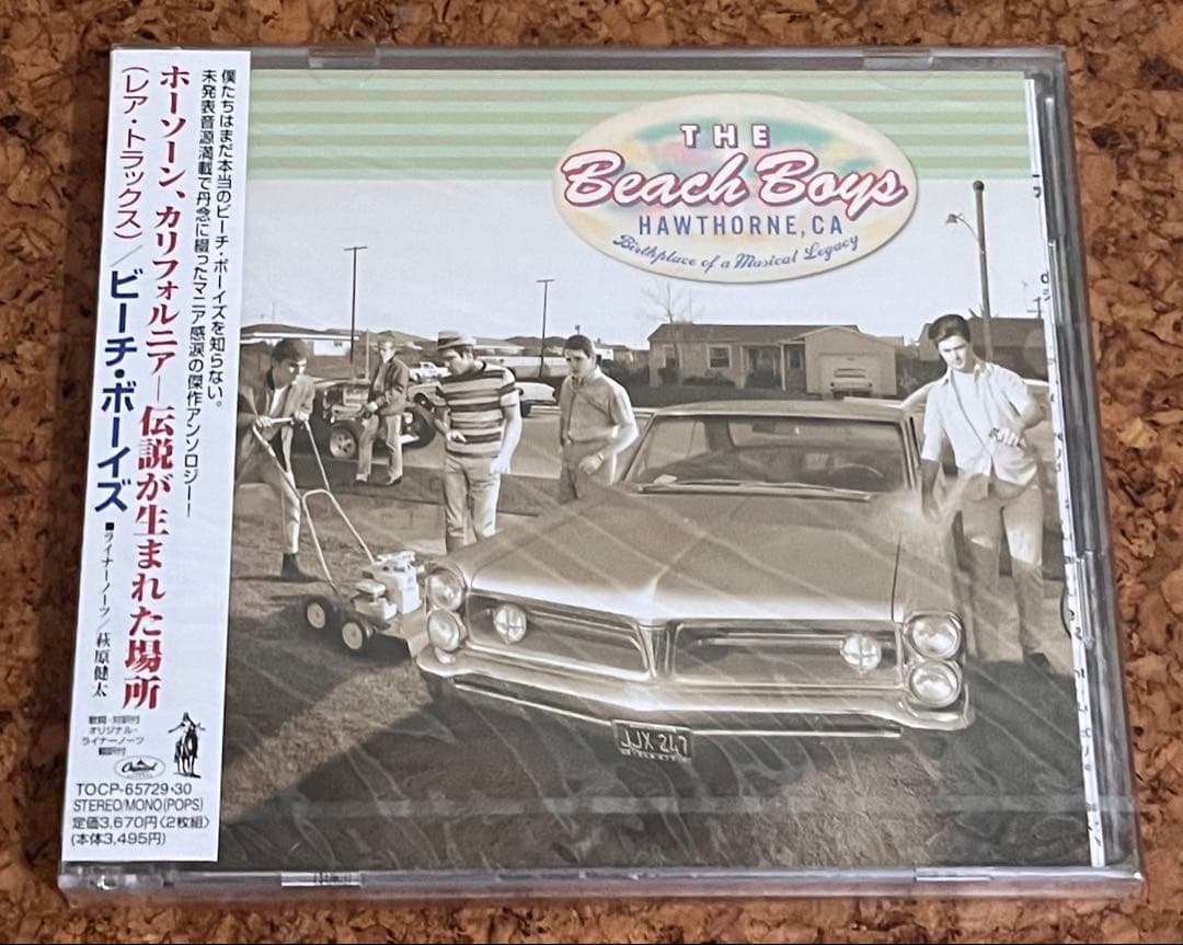 未開封2枚組CD Beach Boys／ホーソーン、伝説が生まれた場所