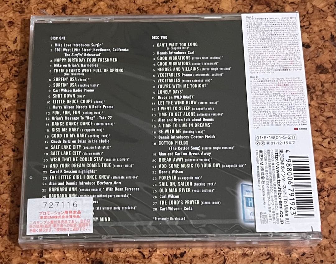 未開封2枚組CD Beach Boys／ホーソーン、伝説が生まれた場所